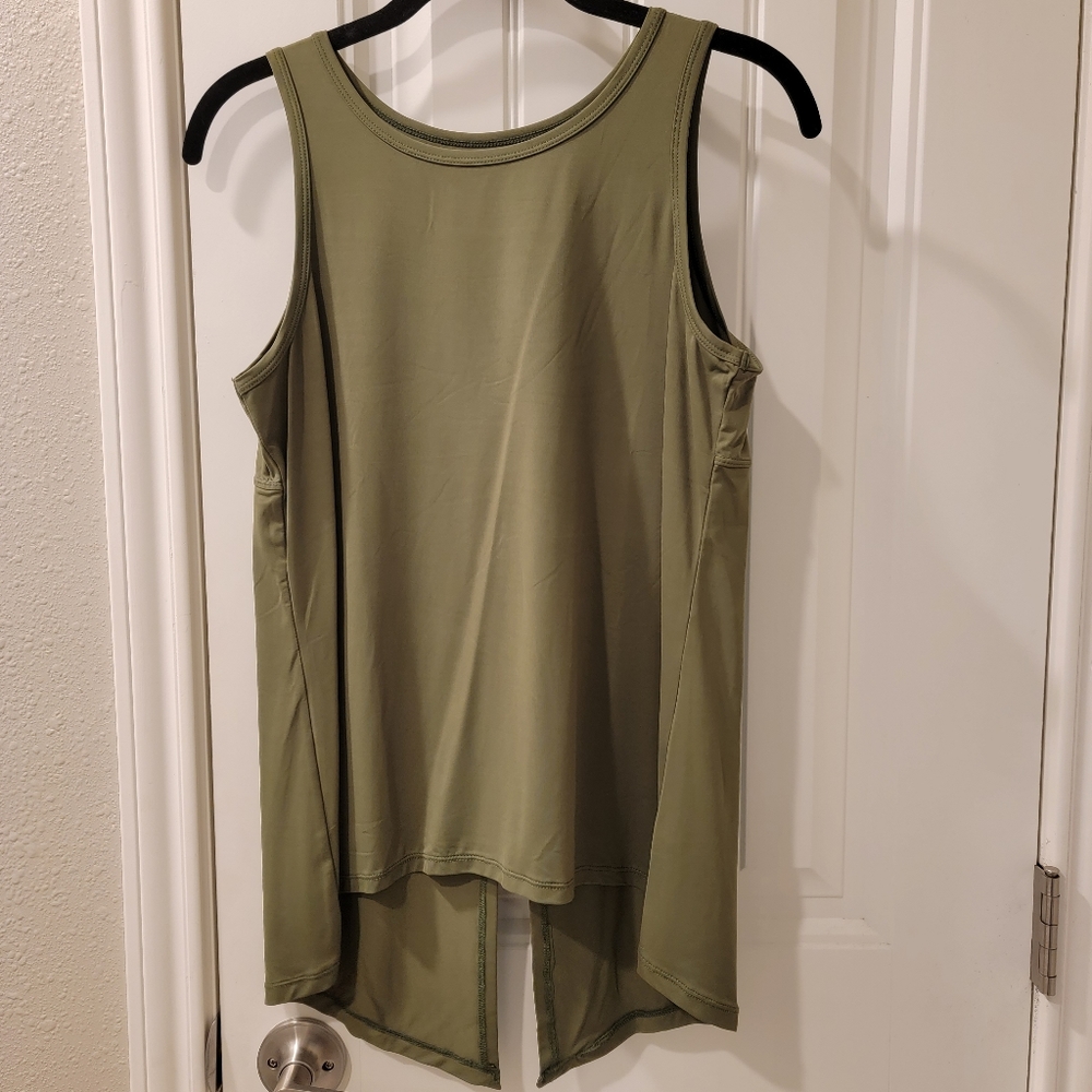 K-DEER Split Back Workout Tank Top